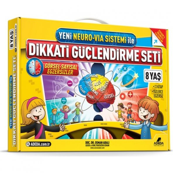 Dikkati Güçlendirme Seti 2. Sınıf - 8 yaş - Osman Abalı ürün görseli 1