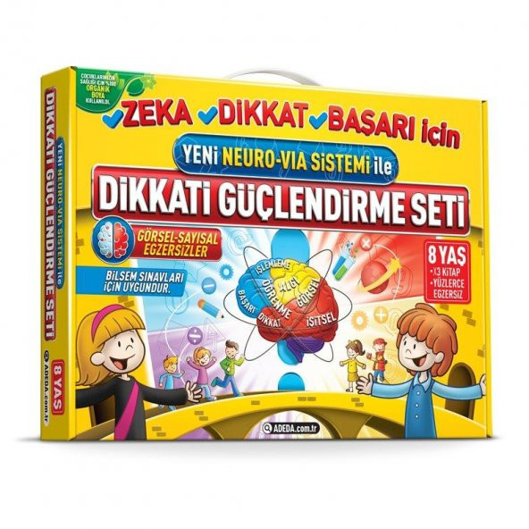 Dikkati Güçlendirme Seti - Yeni Neuro VİA Sistemi ile (8 Yaş) ürün görseli 1