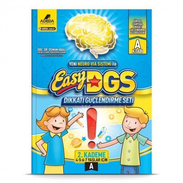 Easy Dikkati Güçlendirme Seti 4-7 Yaş A Kitapçığı - Osman Abalı ürün görseli 1
