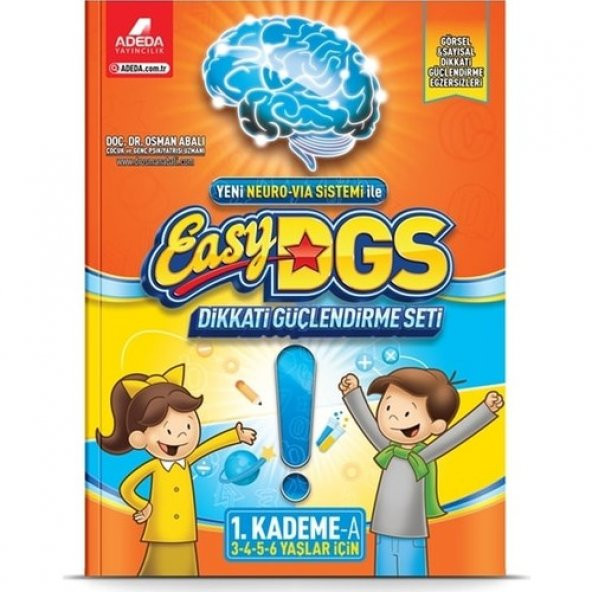 EASY Dikkati Güçlendirme Seti 3-6 yaş A Kitapçığı - Osman Abalı ürün görseli 1