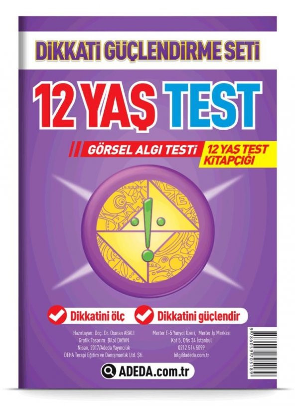 Dikkati Güçlendime Seti Test 12 Yaş ürün görseli 1