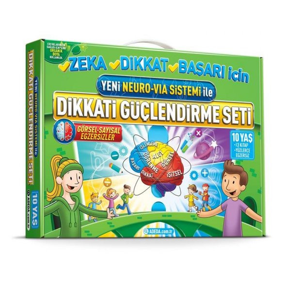Dikkati Güçlendirme Seti ~ 4. Sınıf - 10 Yaş - Osman Abalı ürün görseli 1