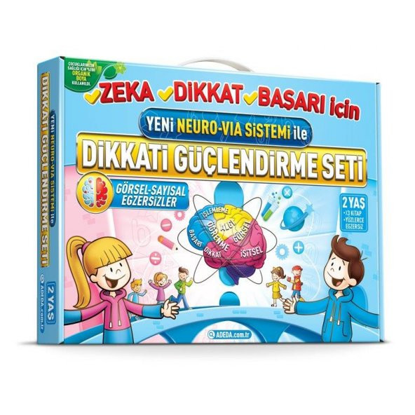 Yeni Neuro Via Sistemi İle Dikkati Güçlendirme Seti-2 Yaş - Osman Abalı ürün görseli 1
