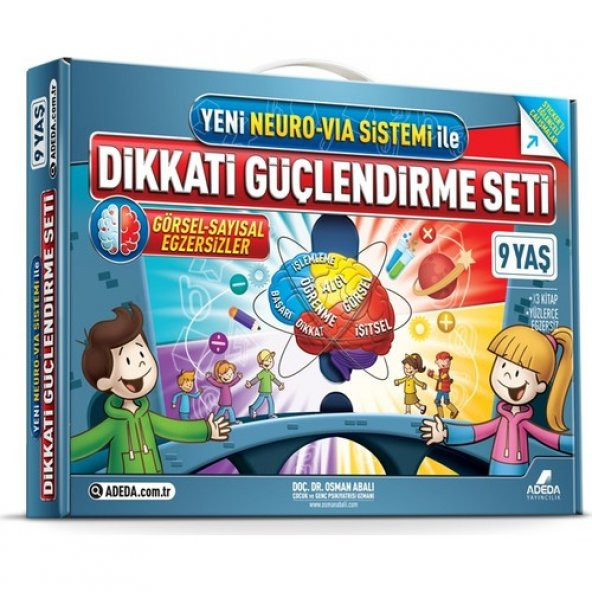 Dikkati Güçlendirme Seti 3. Sınıf - 9 Yaş - Osman Abalı ürün görseli 1