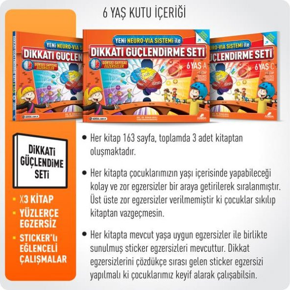Dikkati Güçlendirme Seti - 6 Yaş - Resim 4