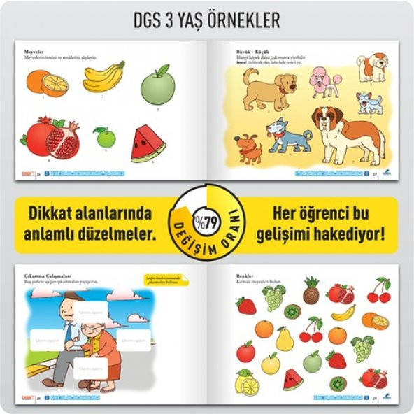 Dikkati Güçlendirme Seti 3 Yaş + Görsel Dikkat Testi - Resim 3
