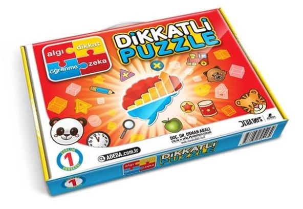 Adeda Yayıncılık Dikkatli Puzzle - Dikkati Güçlendirme Seti - Osman Abalı ürün görseli 1