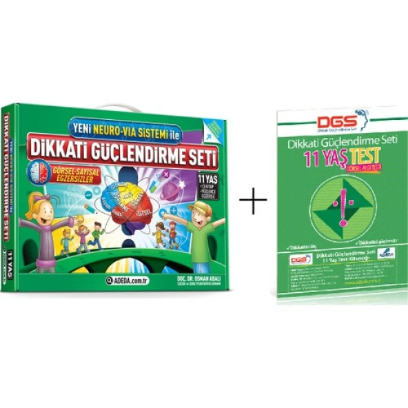 Dikkati Güçlendirme Seti 11 Yaş + Görsel Dikkat Seti ürün görseli 1