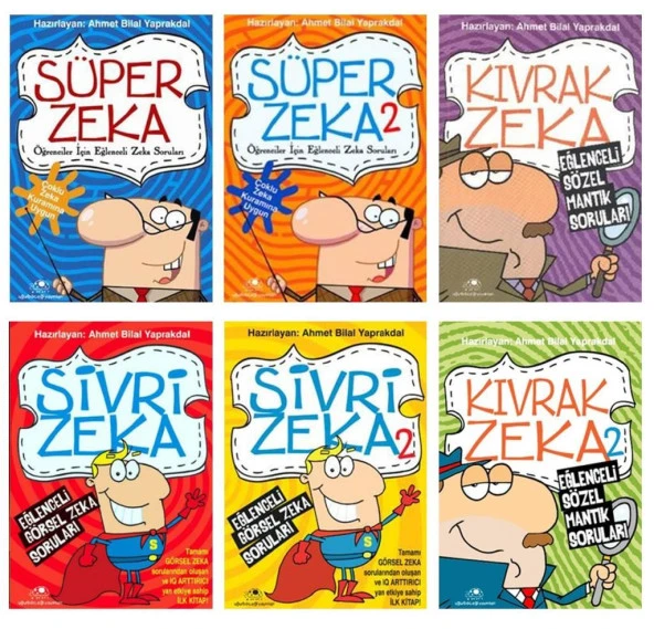 Bilsem Destek Seti Kıvrak Zeka Süper Zeka Sivri Zeka 6 Kitap Set ürün görseli 1