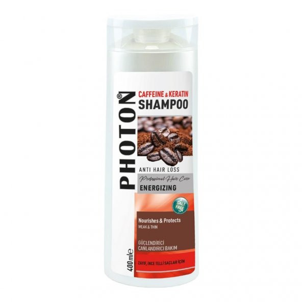 Photon Plus Kafein ve Keratin içerikli Şampuan 400ml - Resim 2