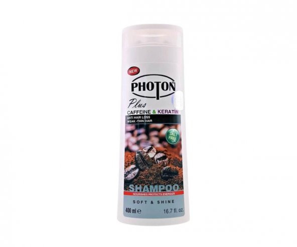 Photon Plus Kafein ve Keratin içerikli Şampuan 400ml ürün görseli 1
