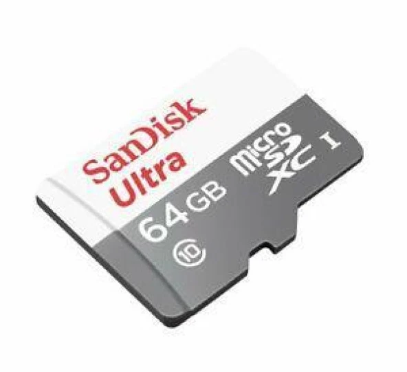 Sandisk Ultra 64gb Microsdxc 100mb/s Hafıza Kartı SDSQUNR-064G-GN3MN ürün görseli 1