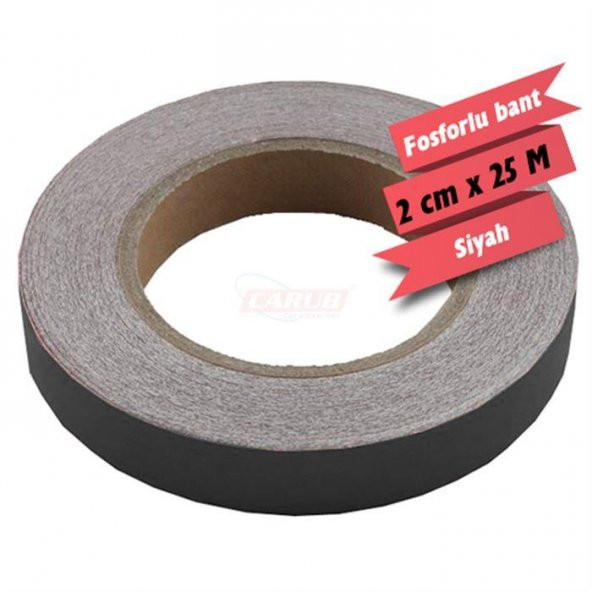 Fosforlu Bant 2cm x 25M Siyah ürün görseli 1