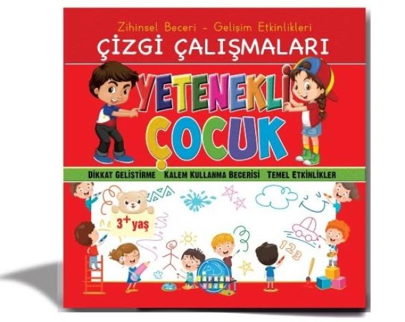 Safkan Kids Okul Öncesi Yetenekli Çocuk Çizgi Çalışmaları 3+ ürün görseli 1