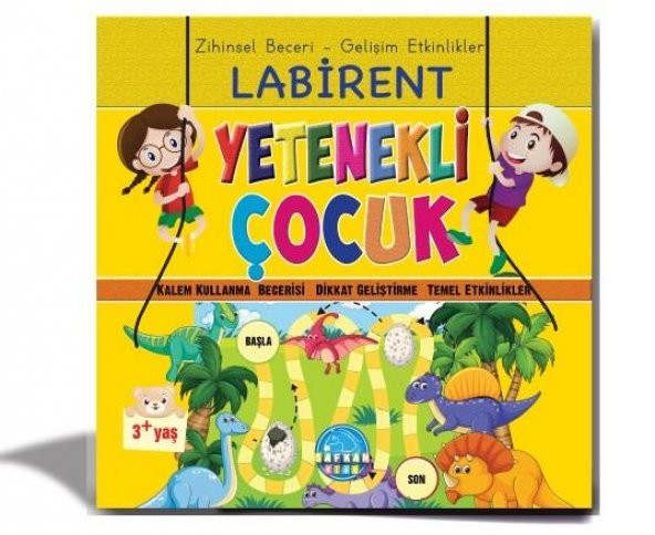 Safkan Kids Okul Öncesi Yetenekli Çocuk Labirent 3+ ürün görseli 1