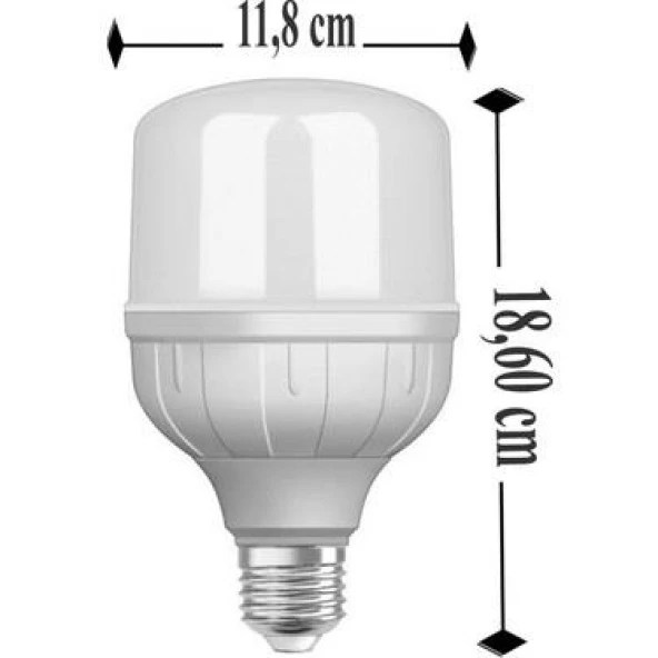 Osram Ledvalue Clt 36W (197W) Torch Led Ampul Beyaz 6500K E27 - Resim 2