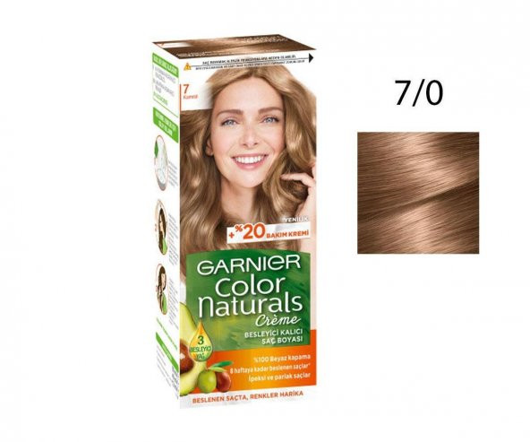 Garnier Color Naturals Saç Boyası 7/0 - Kumral ürün görseli 1