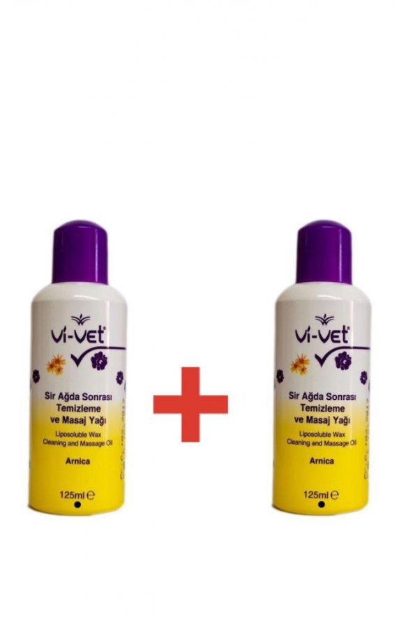 Vi-Vet Ağda Sonrası Temizleme Ve Masaj Yağı Arnika 125 ml 2 Ad. ürün görseli 1