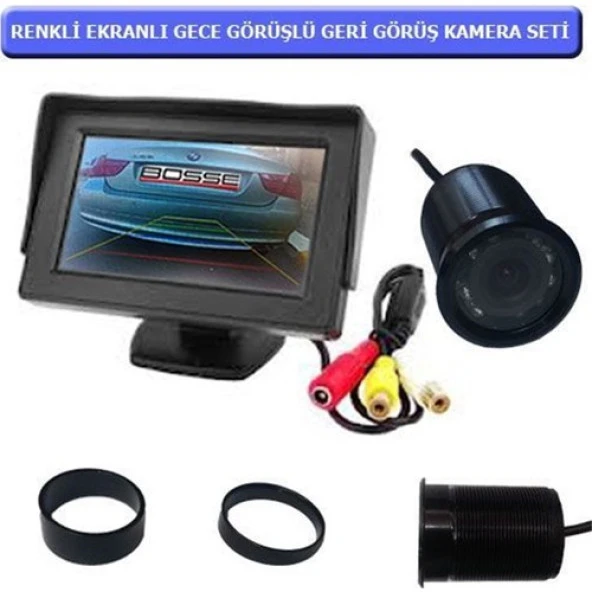 Renkli Gece Görüş Kameralı Ekranlı Park Seti ürün görseli 1