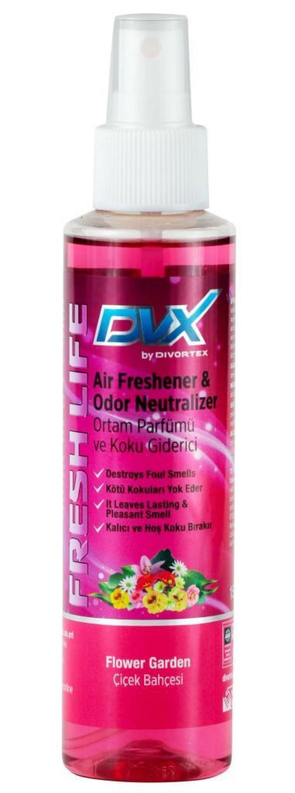 DVX Fresh Life Bahçe Çiçekleri Oto ve Ortam Kokusu 150 ml. ürün görseli 1
