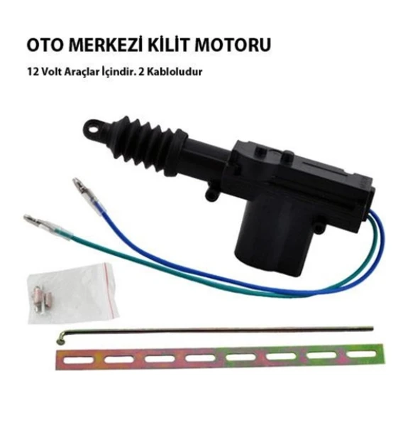 Merkezi Kilit Motoru Tek Motor 2 Kablo 12 Volt ( Arka - Bagaj ) ürün görseli 1