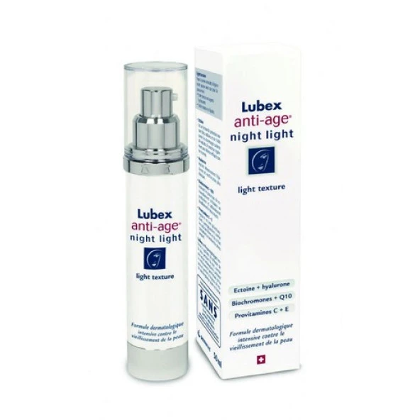Lubex Anti Age Night Light 50 ml - Hafif Gece Kremi ürün görseli 1
