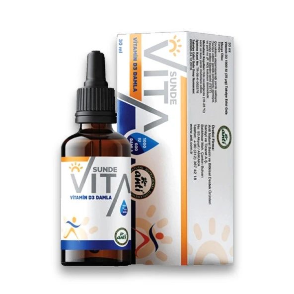 Anti Devita Vitamin D3 1000 IU/600 Damla 30 ml ürün görseli 1