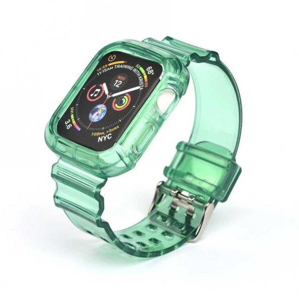 Apple Watch 42mm KRD-27 Silikon Kordon - Resim 6