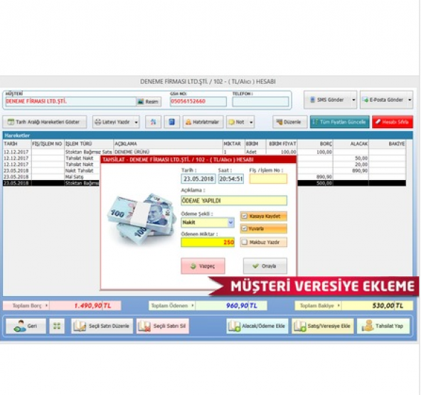 Fatura Yazdırma Programı + Stok + Kasa + Cari - Resim 9