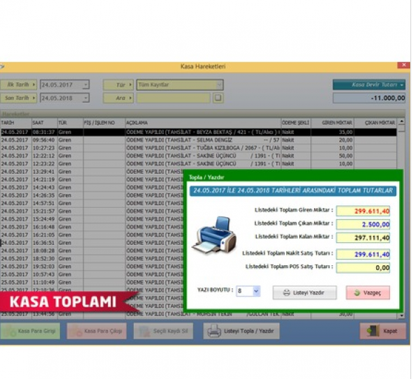 Fatura Yazdırma Programı + Stok + Kasa + Cari - Resim 12