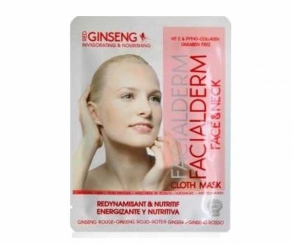 Facialderm Kırmızı Ginseng Içerikli Yüz ve Boyun Maskesi 33 Ml ürün görseli 1
