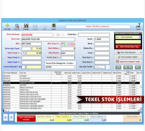 Kablosuz Barkod Okuyucu  Barkodlu Satış Programı - Resim 4