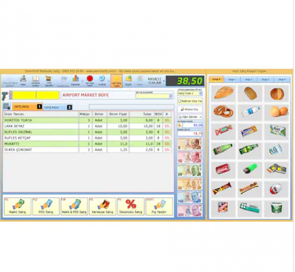 Barkodlu Market Satış Programı (Barpro Paket) ürün görseli 1