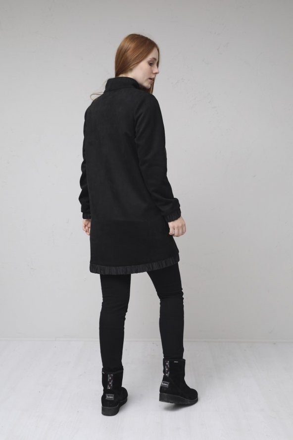 KAPİTONELİ SWEATSHİRT Siyah - Resim 7