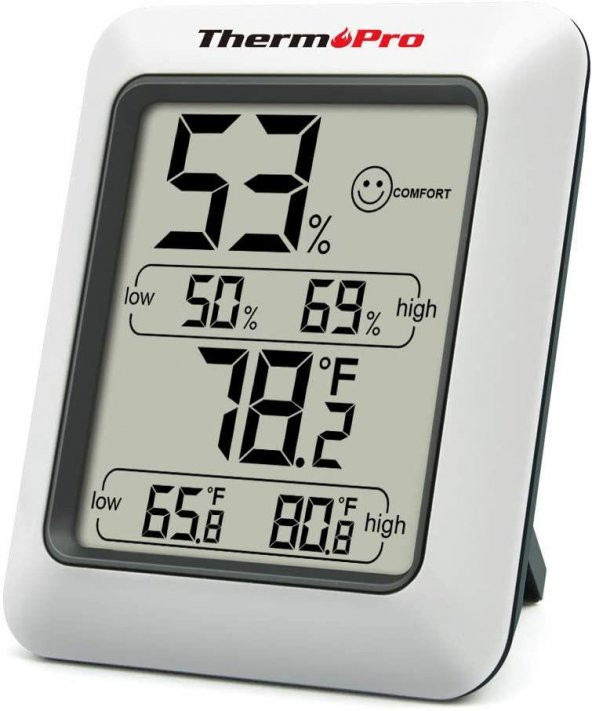 ThermoPro TP50 Termometre İç Mekan Dijital Sıcaklık ve Nem Ölçer ürün görseli 1