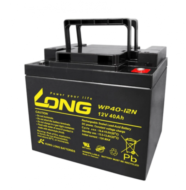 LONG 12Volt 40Ah Kuru Tip Akü ürün görseli 1