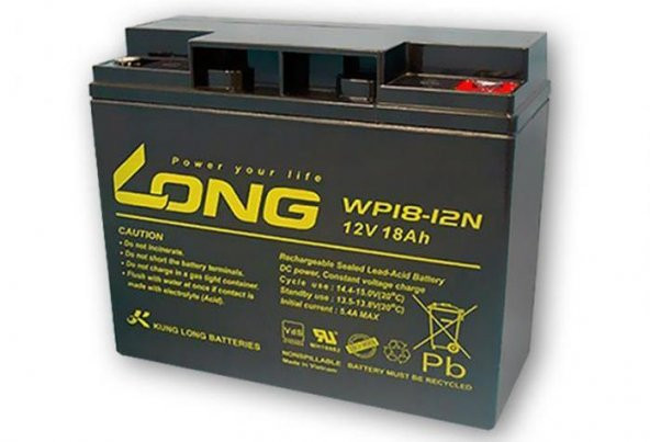 LONG 12Volt 18Ah Kuru Tip Akü ürün görseli 1