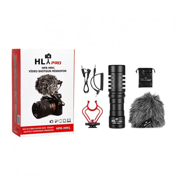 Hlypro HPR-MM1 Condenser Shotgun Mikrofon st4133135-25880 ürün görseli 1