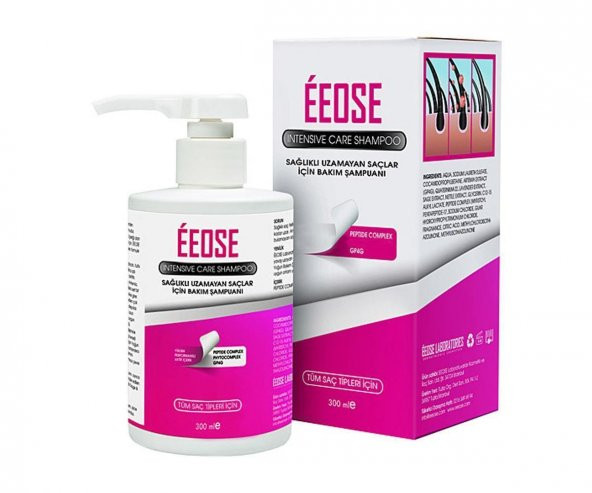 Eeose Sağlıklı Uzamayan Saçlar İçin Bakım Şampuanı 300 Ml - Yavaş Uzayan Saçlar İçin ürün görseli 1