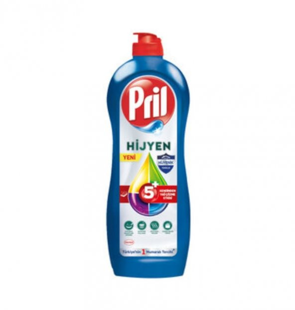 Pril Power 5 Etki Hijyen Bulaşık Deterjanı Limon 653 Ml. ürün görseli 1