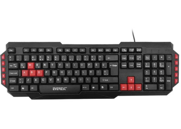 Everest Armor Usb Kablolu Multimedya Oyuncu Q Klavye KB-G7 ürün görseli 1
