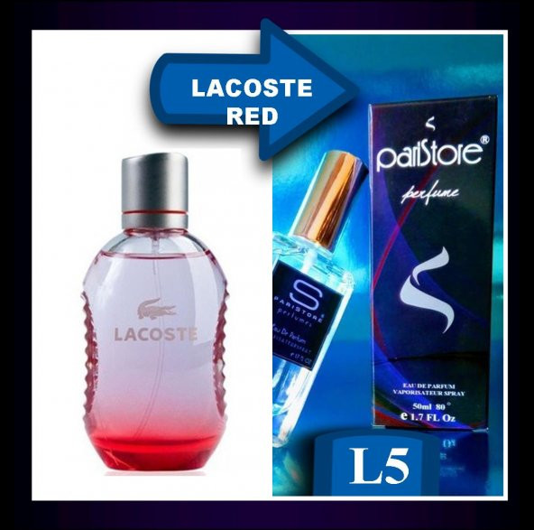 Paristore Parfüm Erkek Lacost Red - Resim 2