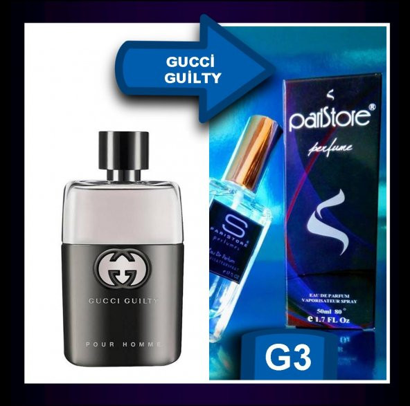 Paristore Parfüm Erkek Gucci Guilty - Resim 2