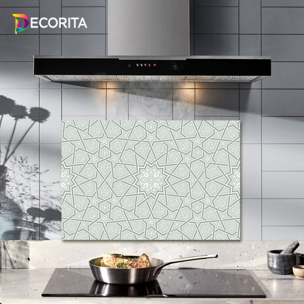 DECORITA Cam Ocak Arkası Koruyucu- Selçuklu Desen ürün görseli 1