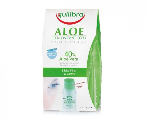 Equilibra Aloe Eye Contour Stick 5.5 Ml - Göz Çevresi Nemlendirici ürün görseli 1