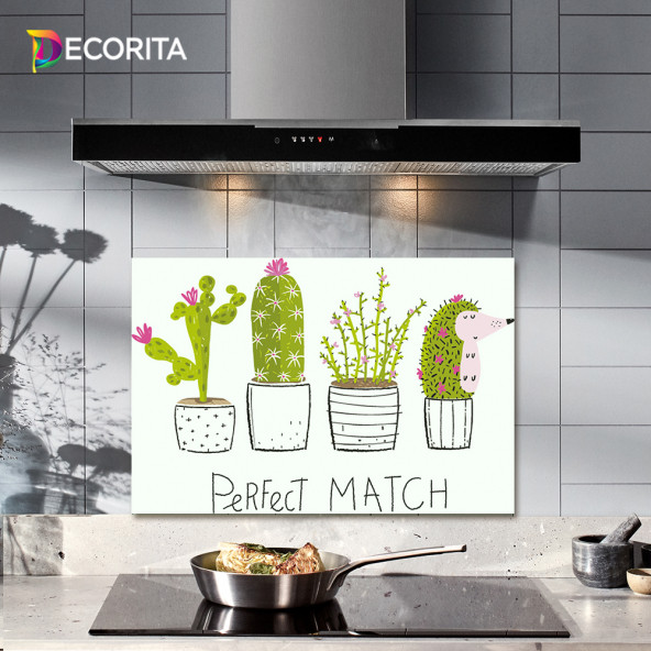 DECORITA Cam Ocak Arkası Koruyucu- Perfect Match ürün görseli 1