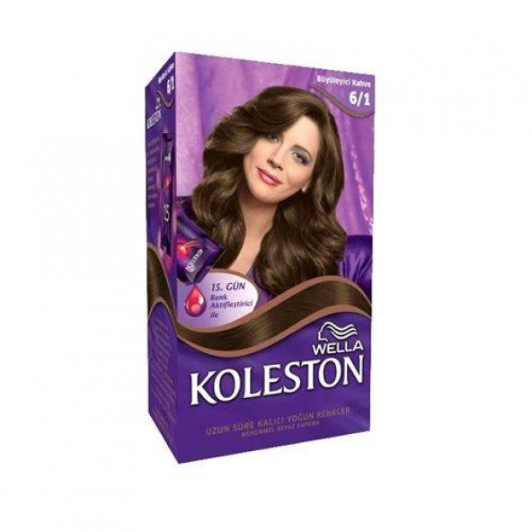 Koleston Kit Saç Boyası  6/1 Büyüleyici Kahve ürün görseli 1