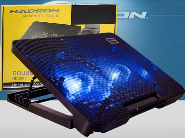 HADRON HD2007 NOTEBOOK STAND 4 KADEME-SOĞUTUCU 2 FANLI ürün görseli 1
