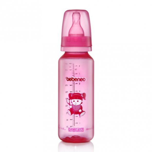 Bebeneo Renkli PP Biberon 250 ml - Resim 2