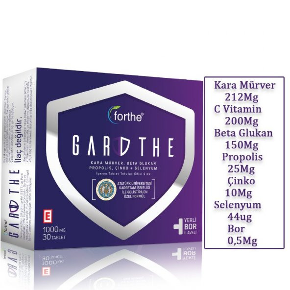 Forthe Gardthe 1000mg 30 Tablet - Resim 5
